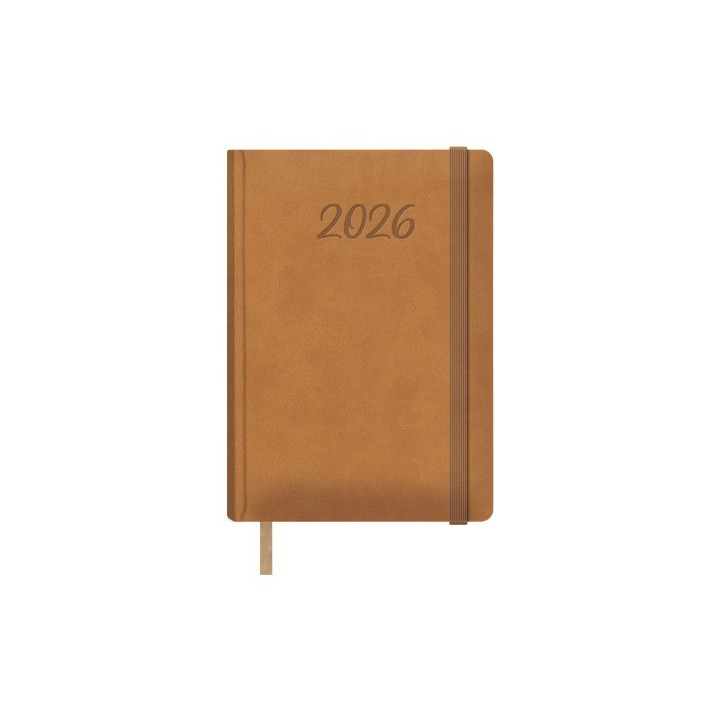 dohe agenda 2026 samba dia pagina 15 x 21 cm. color camel dohe 12880   26