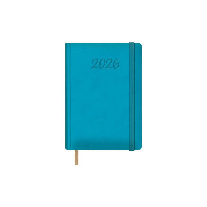 dohe agenda 2026 samba dia pagina 15 x 21 cm. color turquesa dohe 12882   26
