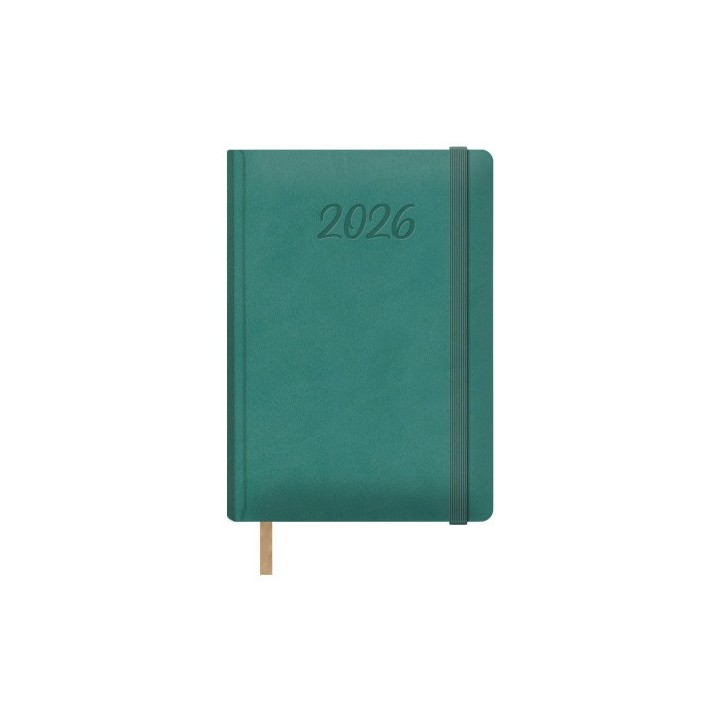 dohe agenda 2026 samba dia pagina 15 x 21 cm. color verde dohe 12886   26