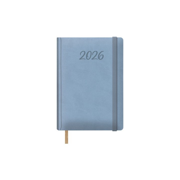 dohe agenda 2026 samba dia pagina 15 x 21 cm. color azul claro dohe 13187   26