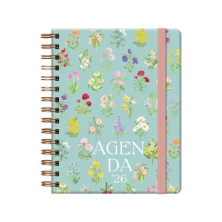 dohe agenda 2026 botanical espiral semana vista 15 x 21 cm. bouquet dohe 13265   26