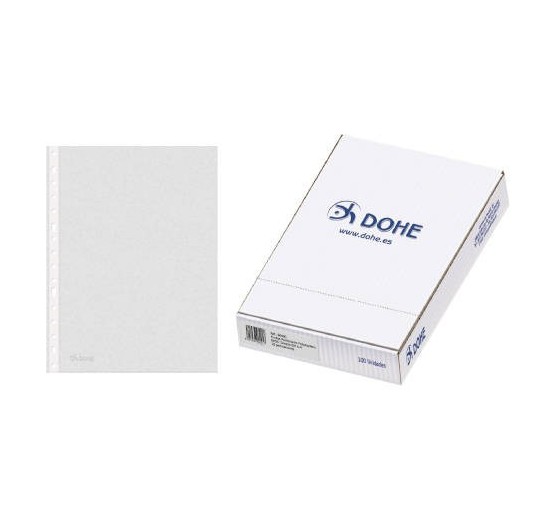 dohe caja 100 fundas multitaladro basic a4 235x305 dohe 90491