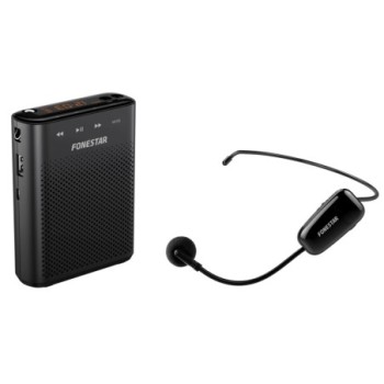 fonestar sistem amplificador portatil fonestar alta   voz   30   microfono inalambrico uhf   30 w