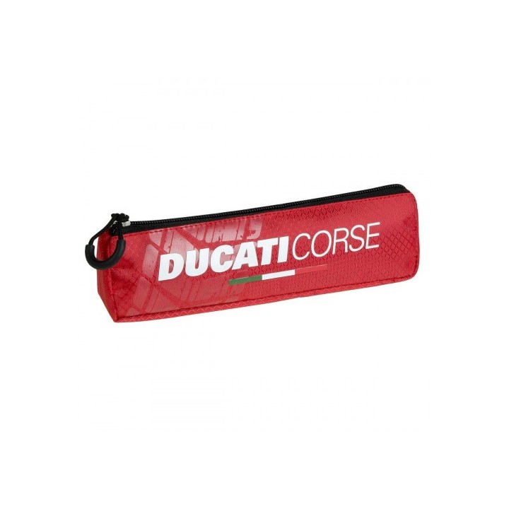ducati estuche pequeno 1 compartimento rojo 21 x 6 x 5 cm. ducati 18209051300