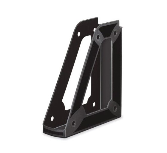 faibo faibo 151 02 estante para revistas poliestireno  ps  negro  pack  10 unidades