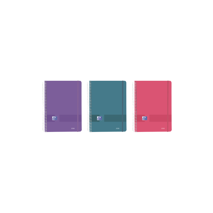 oxford agenda 2026 live&go a5 15x21cm semana vista colores vivos oxford 400201729