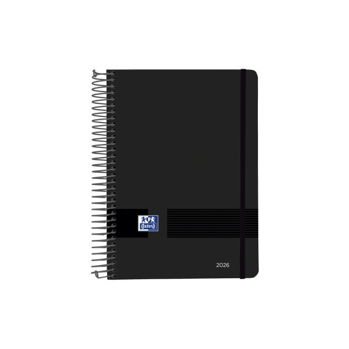 oxford agenda 2026 live&go a5 15x21cm dia pagina color negro oxford 400201730