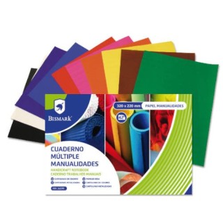 bismark cuaderno multiples manualidades 42 hojas colores 32 x 22 cm. bismark 322741