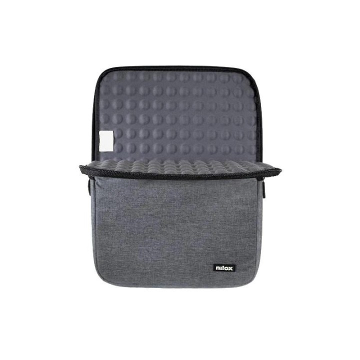 nilox funda sleeve 14.1  gris