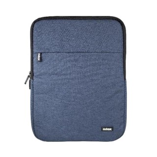 nilox funda sleeve 17.3 azul