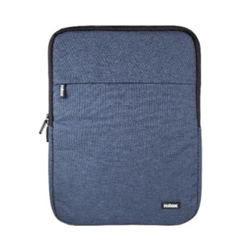 nilox funda sleeve 17.3 azul