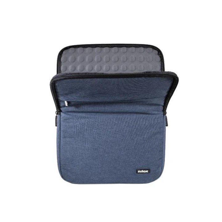 nilox funda sleeve 17.3 azul