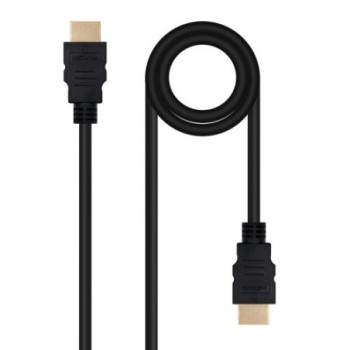 nanocable nanocable cable hdmi v2.0 4k@60hz 18gbps a/m a/m, 10m, negro