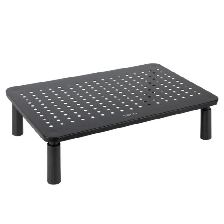 tooq tqmr086 soporte elevador monitores negro