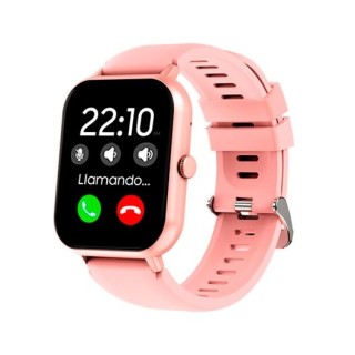 smartwatch cool forest rosa 1.83  correa silicona 20mm ip67 bluetooth