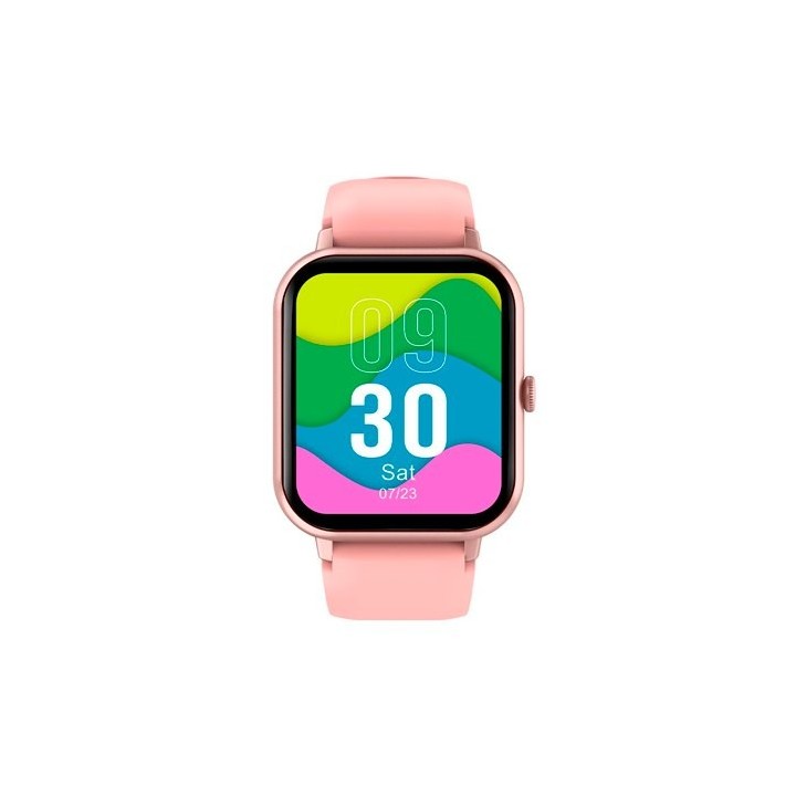 smartwatch cool forest rosa 1.83  correa silicona 20mm ip67 bluetooth