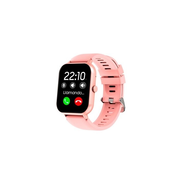 smartwatch cool forest rosa 1.83  correa silicona 20mm ip67 bluetooth