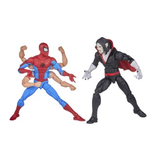 hasbro pack 2 figuras hasbro marvel legends series spider - man & morbus