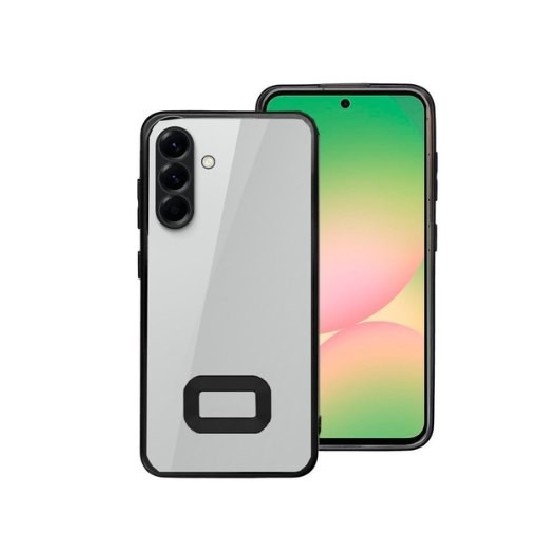 funda cool samsung a56 5g negro borde metalizado