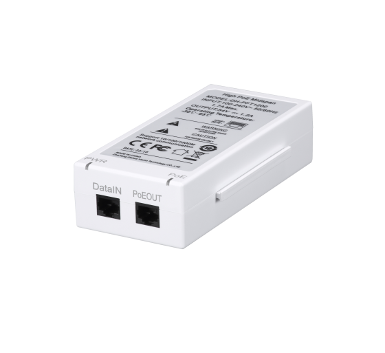 dahua  dh pft1200  dahua inyector hi poe  midspan  1 puerto