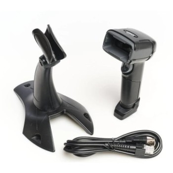 iggual lector codigo barras 2d usb con soporte