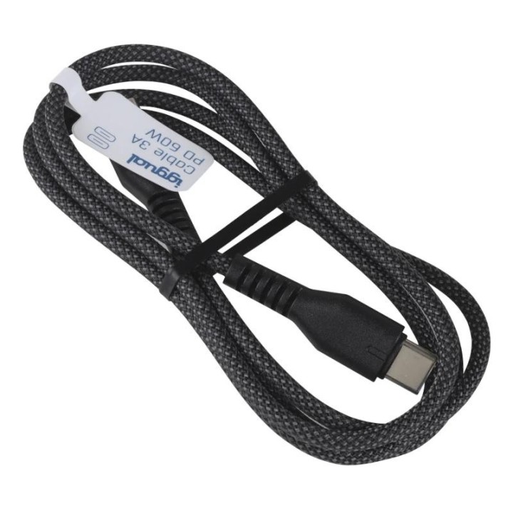 iggual cable usb c a tipo c 60w 3a 100 cm trenzado