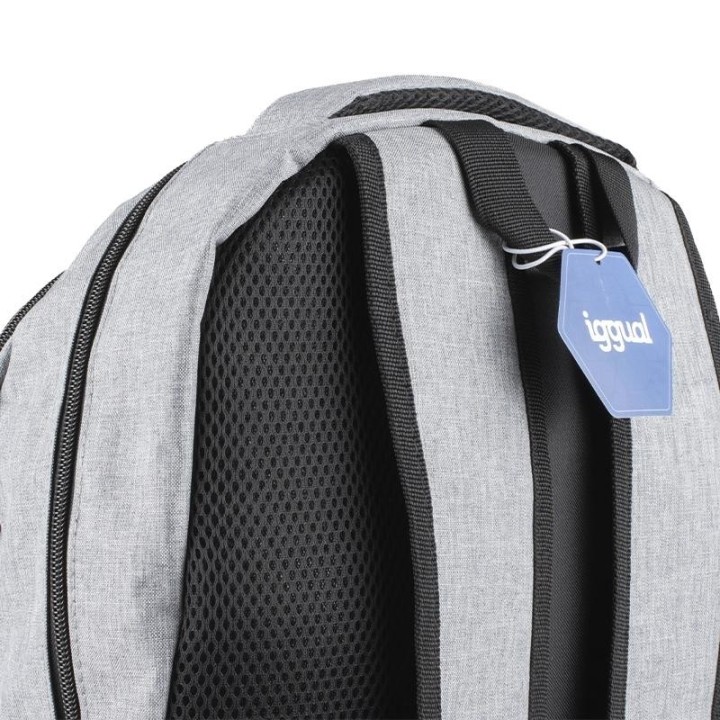 iggual mochila portatil 15.6 17 everyday use gris