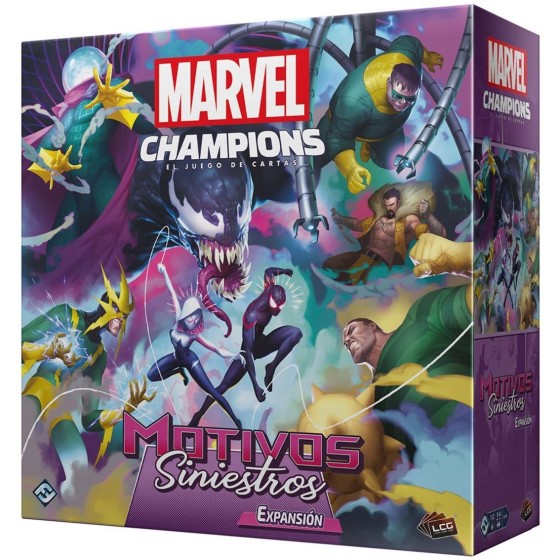 juegos juego de mesa marvel champions motivos siniestros pegi 14
