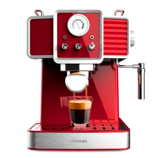 cafetera cecotec power espresso 20 tradizionale light red