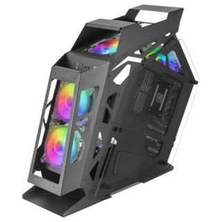 mars gaming caja ordenador mars gaming mc61 premium matx argb cristal templado negro