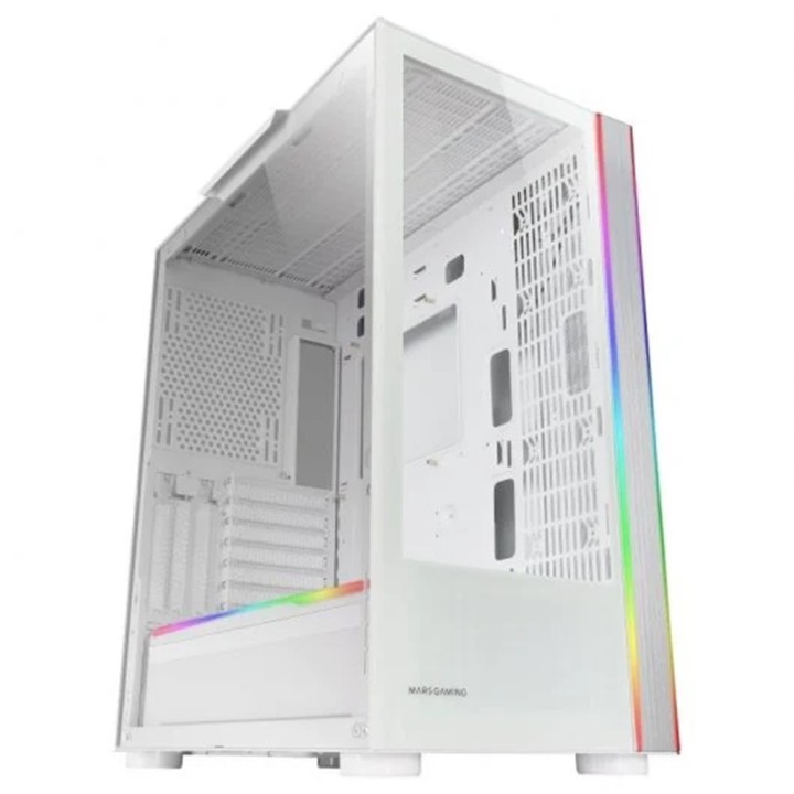 mars gaming caja ordenador mars gaming mcultra xxl premium blanco e   atx 1 x usb 3.0 2 x usb 2.0 ar