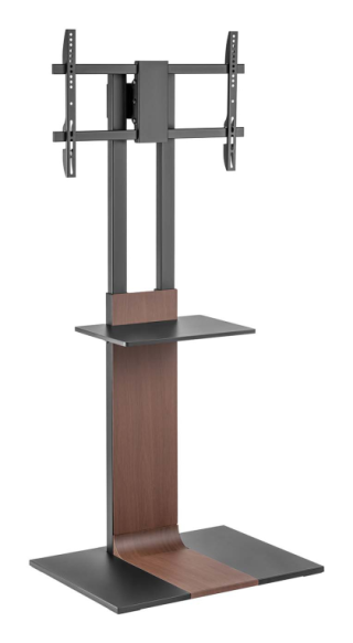 soporte aisens suelo bandeja dvd para monitor tv 50kg 37 86 negro marron