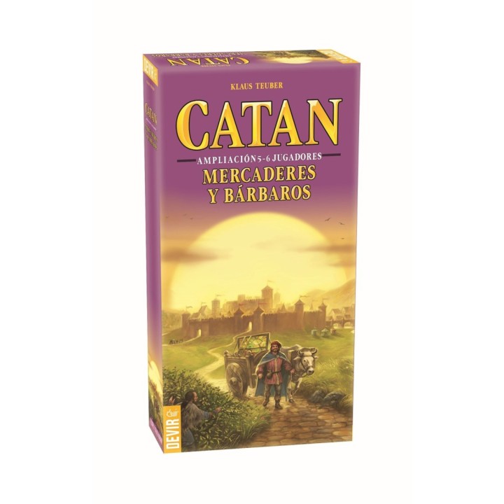 devir juego de mesa devir catan mercaderes y barbaros 5   6 jugadores