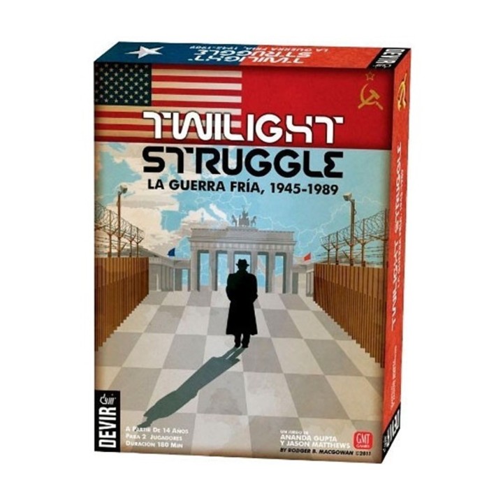 devir juego de mesa devir twilight struggle  la guerra fria pegi 14