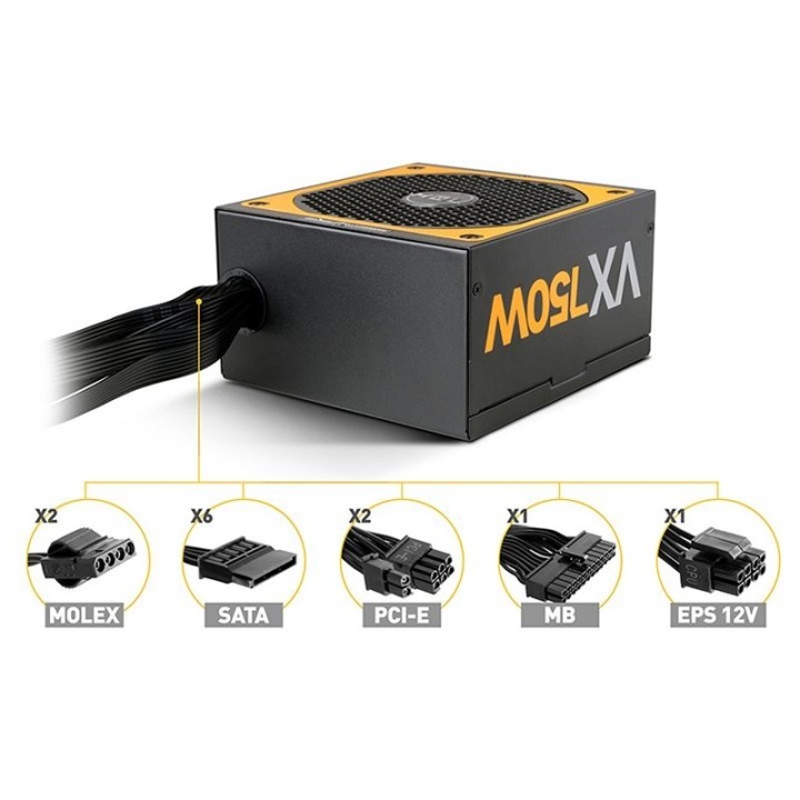 nox fuente alimentacion urano vx 750w 80+ bronze
