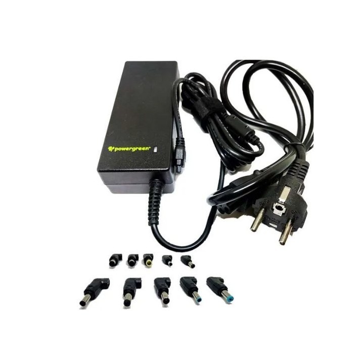 cargador universal pepegreen 90w automatico 100v 240v 10 salidas diferentes