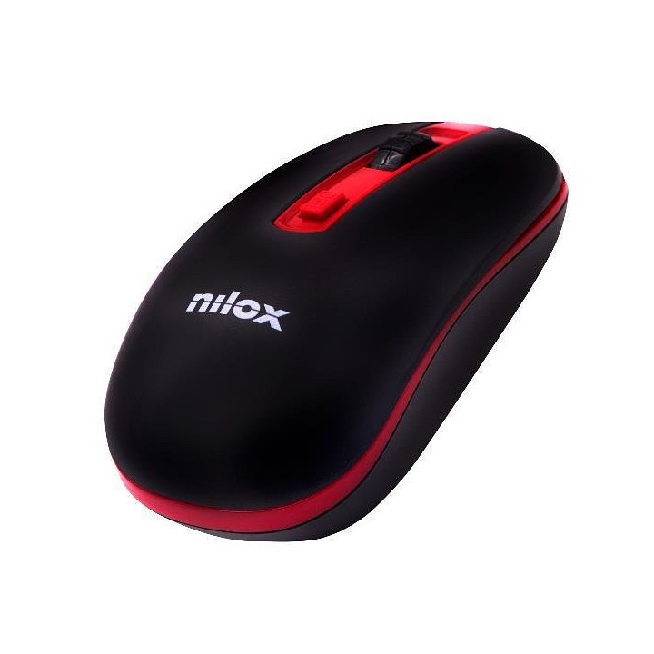 nilox raton nilox nxmowi2002 wireless 1000 dpi negro   rojo