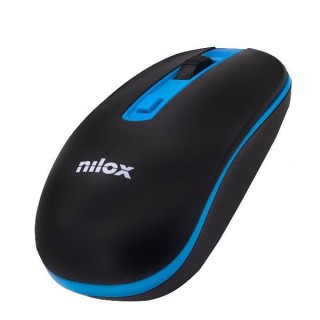 nilox mouse raton nilox nxmowi2003 wireless inalambrico 1000 dpi negro   azul
