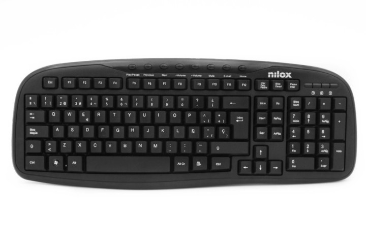nilox teclado multimedia nilox usb negro