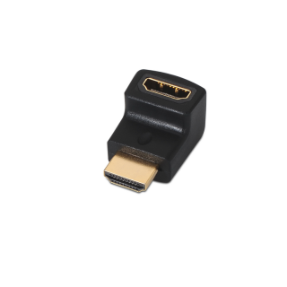 adaptador aisens hdmi acodado a/h a/m negro