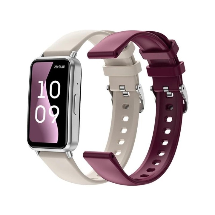 spc smartwatch duo fit light ip68 1.47 starwhite