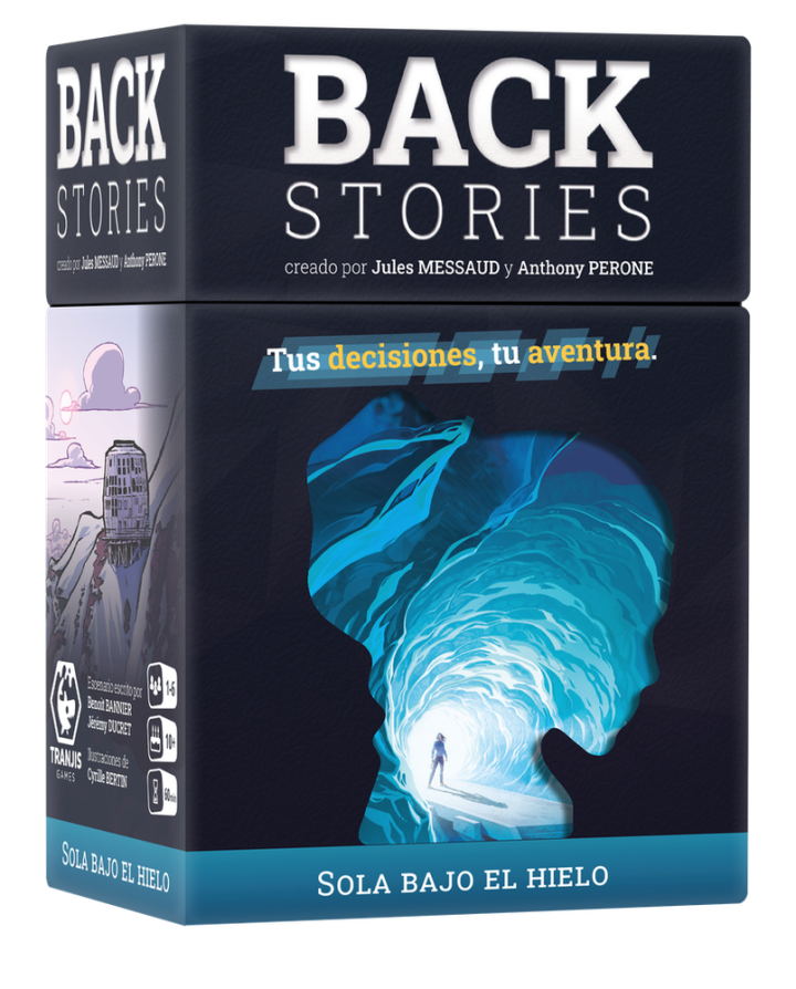 tranjis games sl juego de mesa back stories    sola bajo el hielo