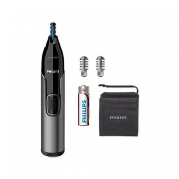philips cortapelos philips + naricero nt3650   16 negro 2peines    cuchilla lavable    ducha    reco