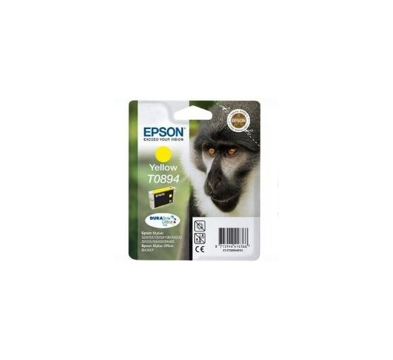 epson cartucho tinta epson t0894 amarillo 3.5ml s20   sx105   sx200   sx205   sx 405    mono