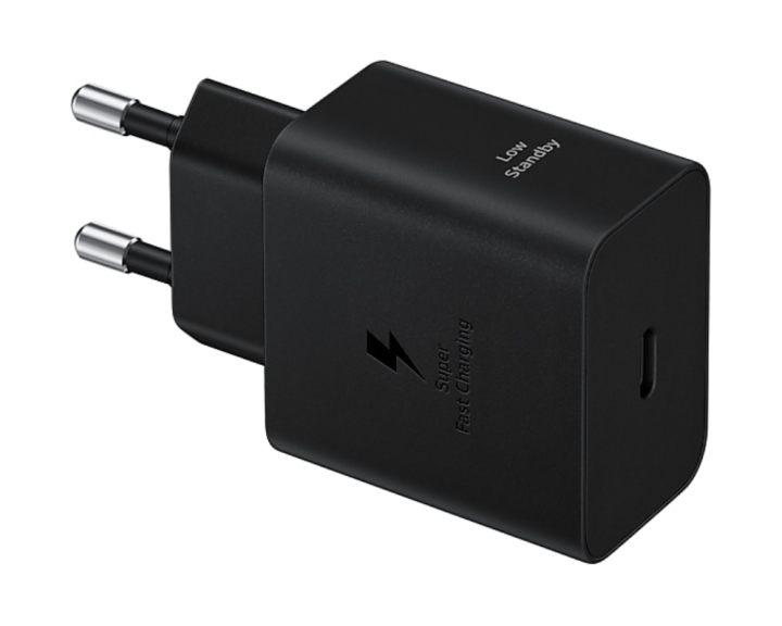 cargador samsung usb c 45w negro sin cable ep t4511nbegeu