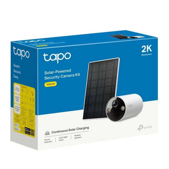 tp link tc82 kit camara wifi 2k bateria pane solar