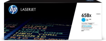 hp hp cartucho de toner original laserjet 658x cian de alta capacidad