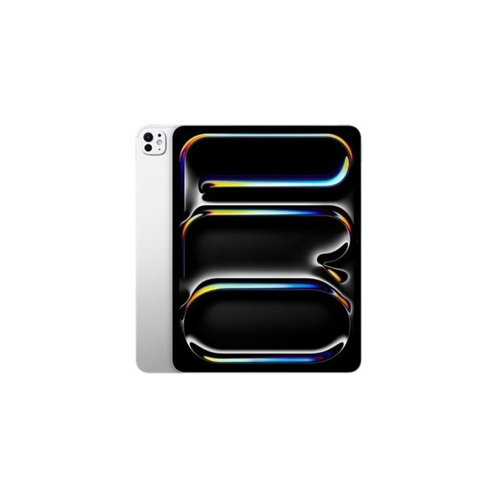 apple ipad pro 2024 13  256gb wifi silver wifi 6e m4 ultra retina xdr 12mp 12mp stand.glass