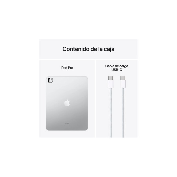 apple ipad pro 2024 13  256gb wifi silver wifi 6e m4 ultra retina xdr 12mp 12mp stand.glass