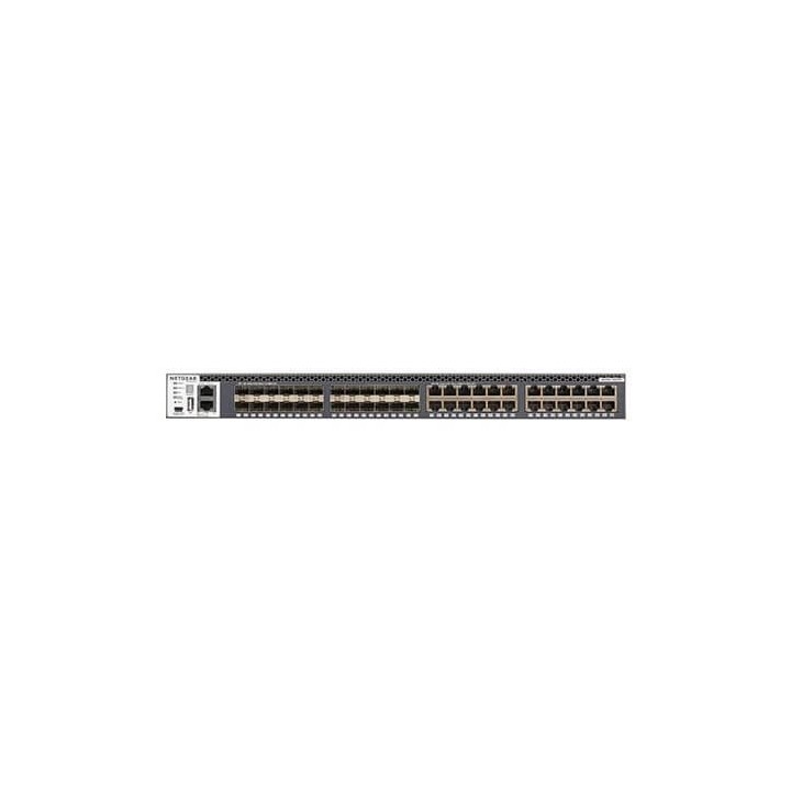 hub switch 48 ptos netgear m4300 24x24f 24pts 10g ethernet 24pts sfp+ gestionado rackeable
